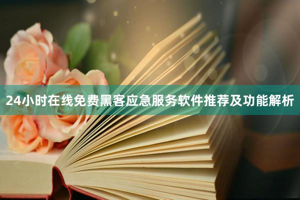 24小时在线免费黑客应急服务软件推荐及功能解析